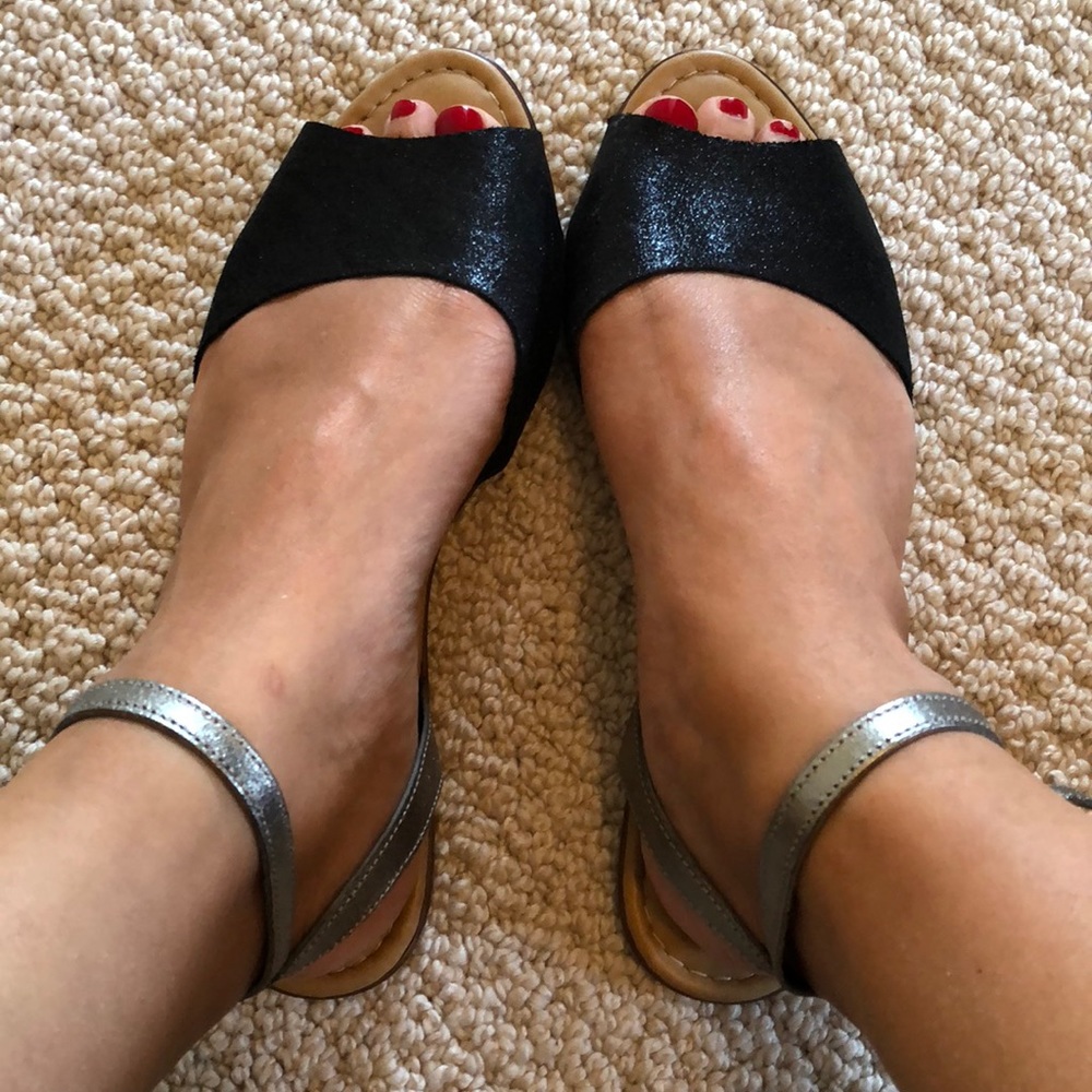 Seychelles leather ankle strap sandals